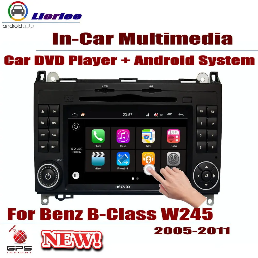 Автомобильное радио DVD плеер gps навигации для Mercedes Benz B-Class W245 2005-2011 Android диспелеем, Системы стерео Dash головное устройство