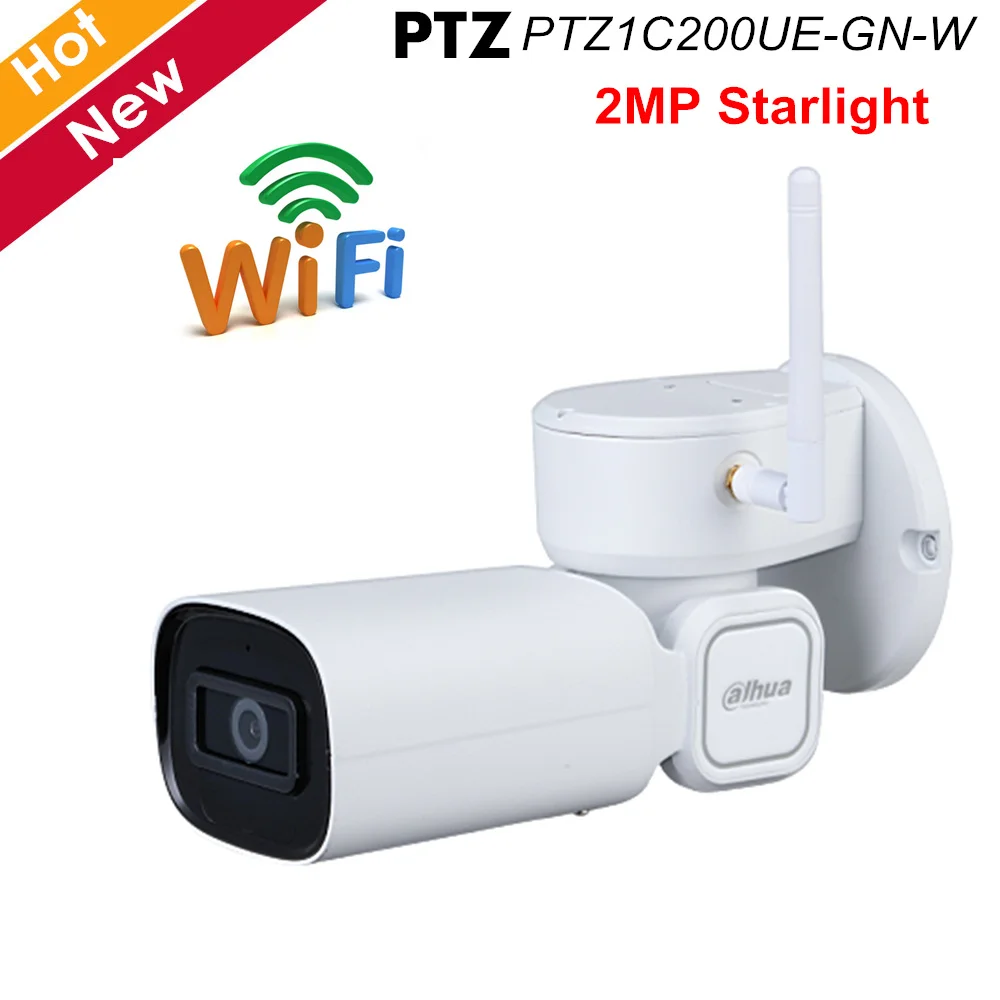 Dahua 2MP Starlight Network PTZ Camera 1/2.8 STARVIS Cmos WDR H.265 Support WiFi IR 20 meters Water