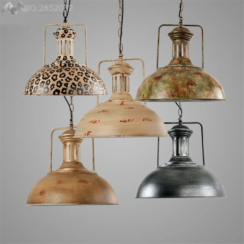 

LFH American retro industrial pot pendant lamps iron pendant lights for living room bar restaurant kitchen home lighting fixture