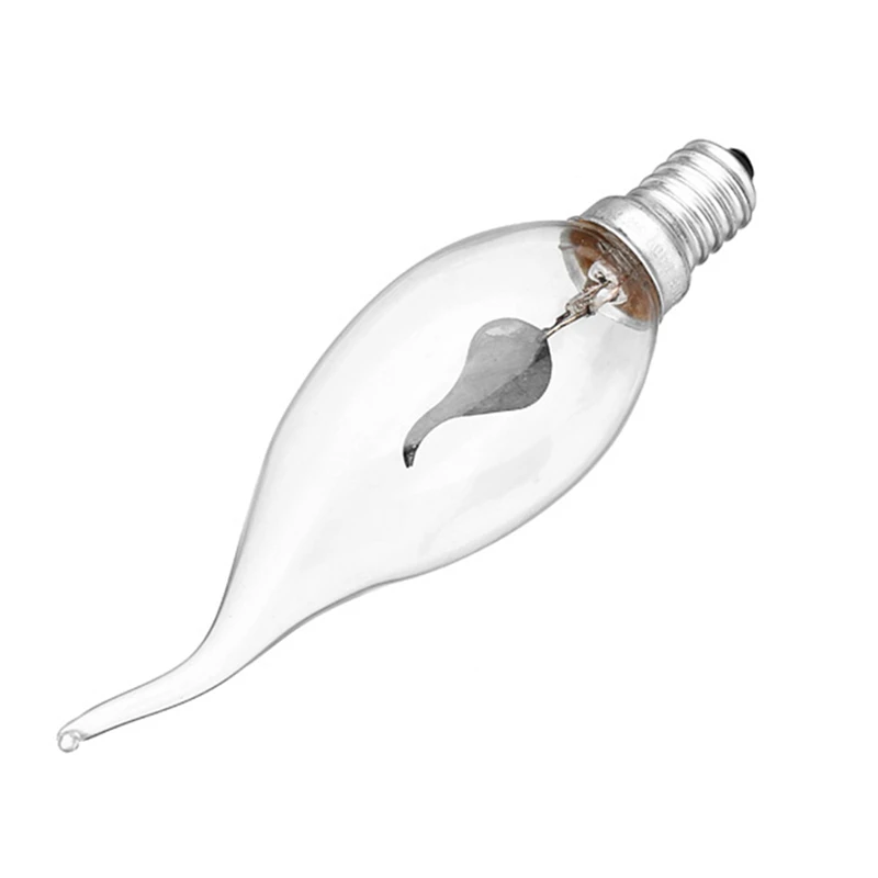 E14 3 Вт, винтажный подвесной светильник в стиле ретро, лампа Эдисона, лампа накаливания в форме свечи, лампа накаливания, теплый белый желтый светильник ing AC220V