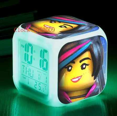 Бэтмена Lego 7 цветов леггинсы с реалистичным цифровым детский будильник Спальня