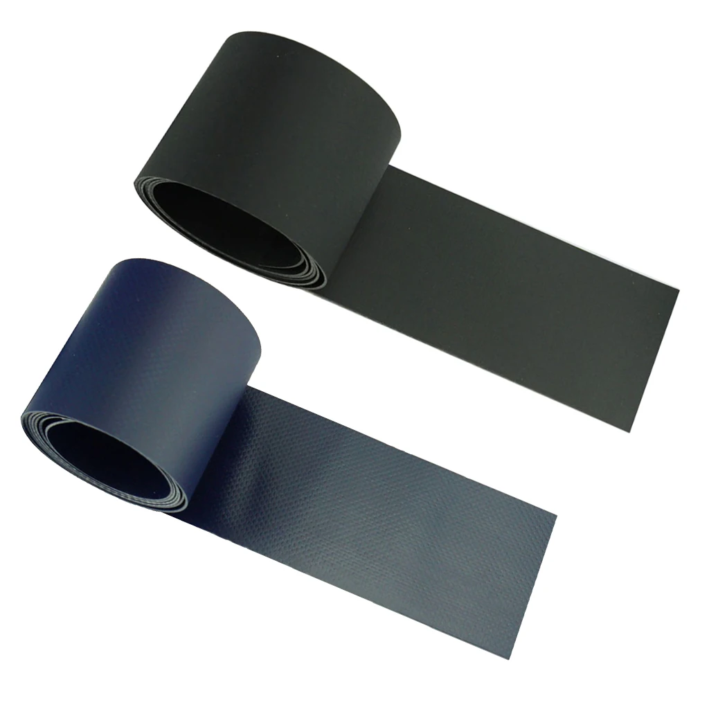Perfeclan 2pcs Heavy Duty PVC Repair Patch Kit 5cmx100cm Mending Patches Set for Inflatables Boat Raft Kayak Canoe Accessories