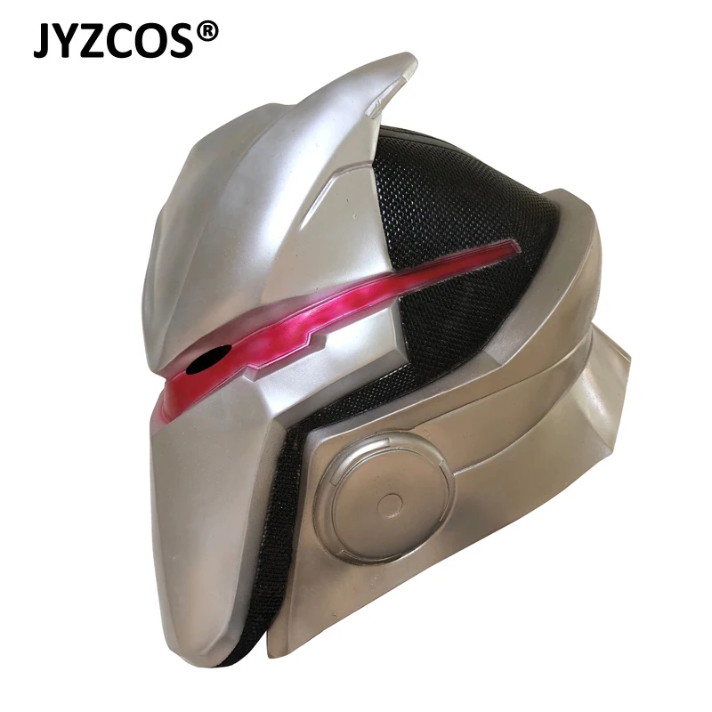 JYZCOS латекс Omega маска шлем Хэллоуин Костюмы для косплея светодио дный маски