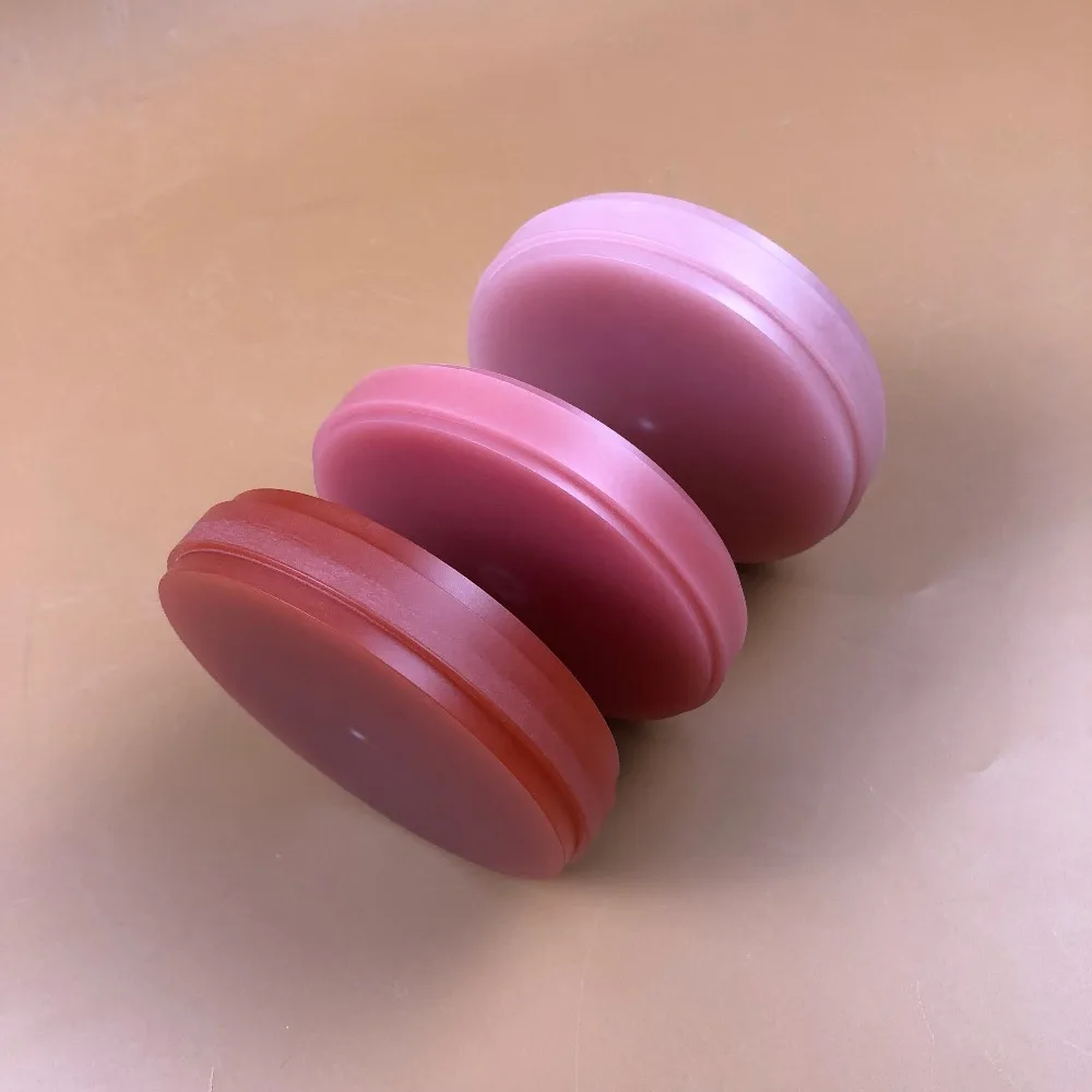 

6 pcs Pink Color Dental PMMA Block Disc 98mm Diameter 16mm Thickness for Wieland CAD CAM Milling System