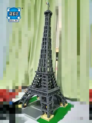 

Hot Creator World Famous Architecture Eiffel Tower Paris France Lepins Building Block Model Bricks Educational Toys Collection