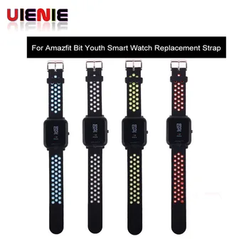 

Original Replace Watch Straps for Xiaomi Huami Bip BIT PACE Lite Youth Smart Watch Double Color Silicone Band for Amazfit Youth
