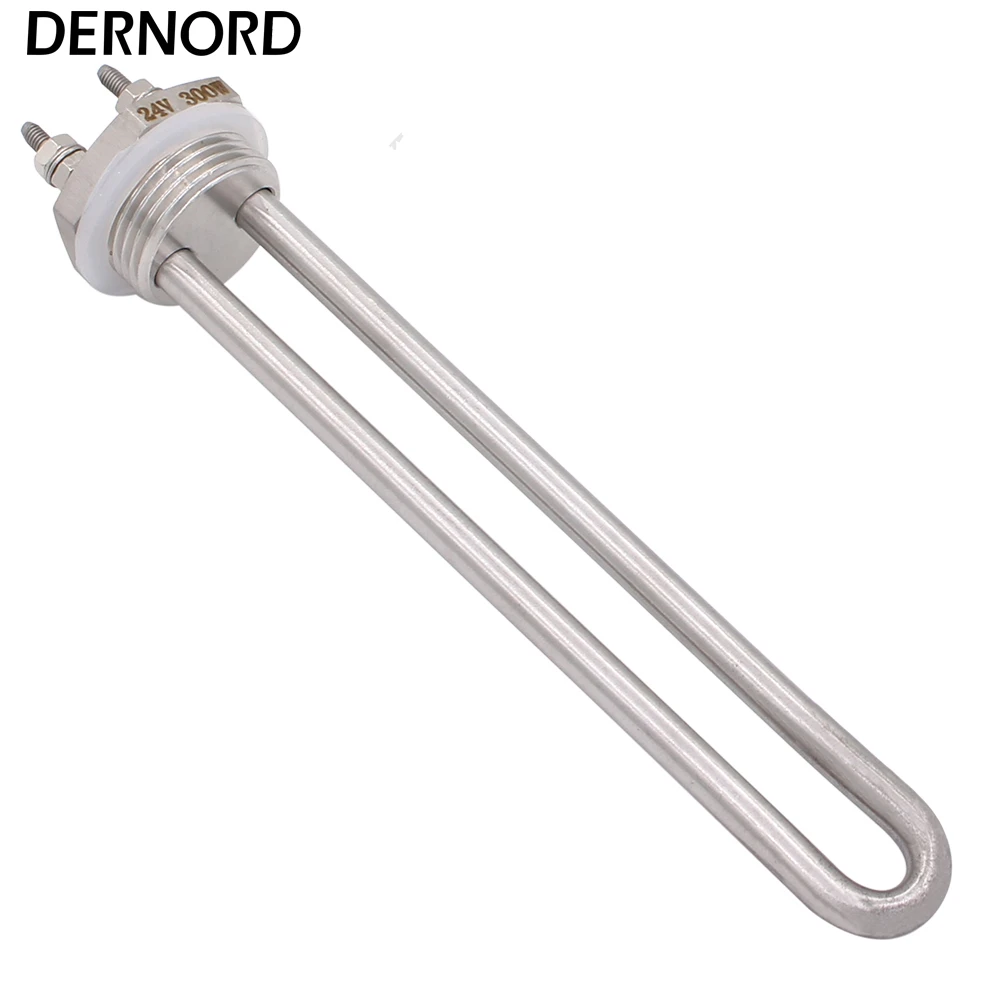 U Shape 24v 300w Stainless Steel Tubular Heater Element Screw Plug