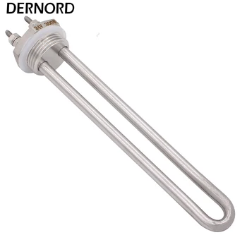 

U Shape 24v 300w Stainless Steel Tubular Immersion Heater Element Screw Plug Heater with 1 Inch BSP Thread