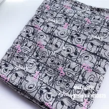 50x165 см белка Утка ребенок мягкий хлопок lycтрикотажная ткань с принтом вязаная трикотажная ткань DIY детская юбка ткань