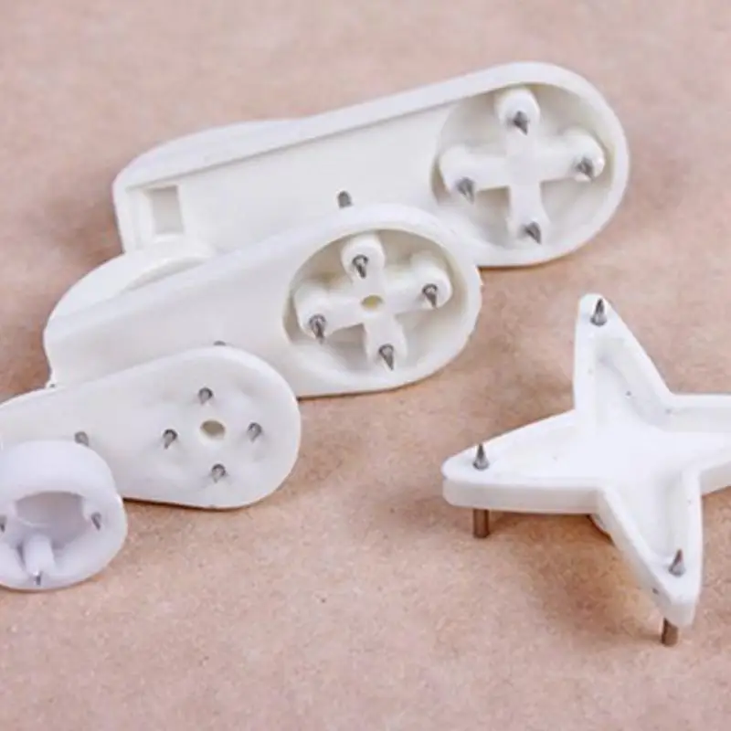 10pcs/lot White Plastic Invisible Wall Mount Photo Picture Frame Nail