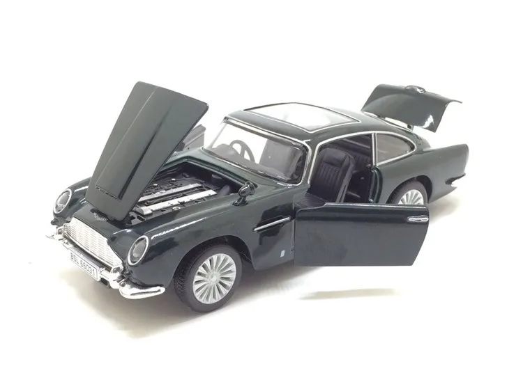Высокая моделирования DB5 007 автомобиль, 1:32 Сплав оттягивать 007 автомобилей, 4 открытой двери, звук и светильник игрушки модель