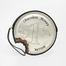 American fashion funny clutch lovely cross body handbag cute small bag coin chocolate bag