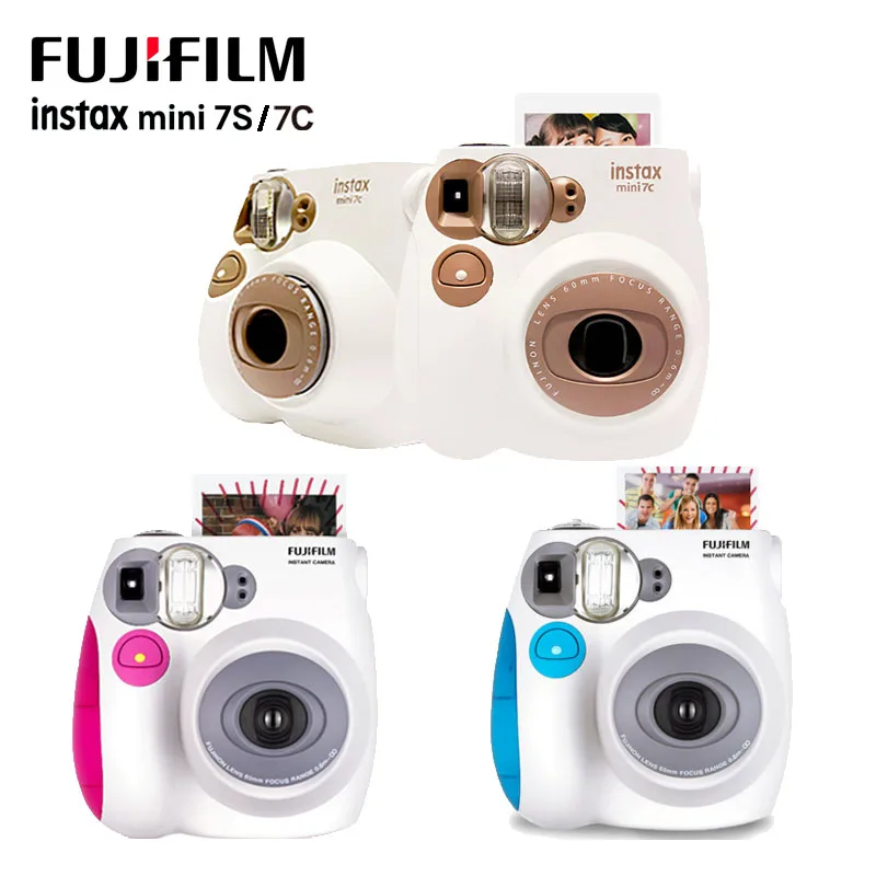 Подлинный Fuji Fujifilm Instax Mini 7C 7S камера моментальной печати фото фильм Snapshot съемка камера