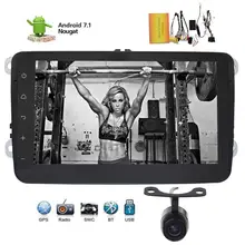 8 ”Coche Unidad Principal de Radio Receptor Estéreo En El Tablero de soporte de Navegación GPS Bluetooth WiFi para Volkswagen + Canbus Libre y la Cámara de reserva