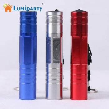 

Mini penlight 3W 260LM Waterproof LED Flashlight Torch 3Colors Aluminium Lantern Portable Light use AAA Battery