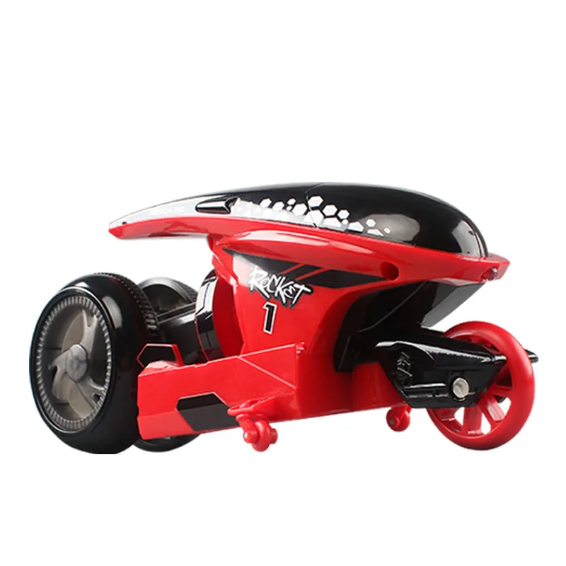 Радиоуправляемый мотоцикл Радиоуправляемый мото-игрушки для мальчиков 4CH 2,4G скоростной крест скоростной Радиоуправляемый гоночный мотоцикл - Цвет: red