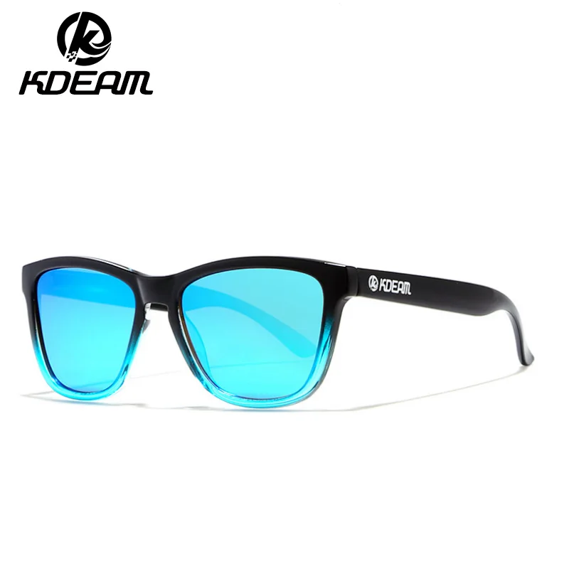 KDEAM, спортивный стиль, солнцезащитные очки, мужские, оплетенные, для вождения, квадратные, солнцезащитные очки, высокое качество, Полароид, линзы, очки, мужские, Gafas De Sol, XH14
