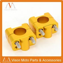 CNC руль Fat стойки для руля Крепление Адаптер зажима 22 мм до 28 мм для Suzuki RM85 RM125 RM250 RMZ250 RMZ450 DRZ400 Dirt Pit Bike MX