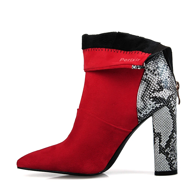 Suede Angle Boots Perixir 2017 Fashion New Style S