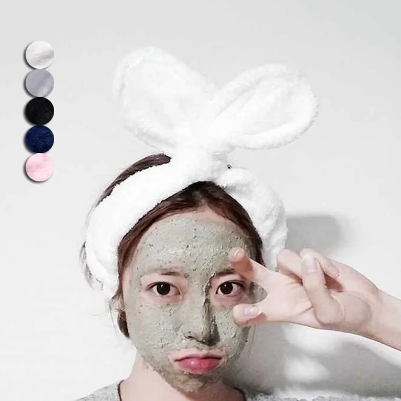 

Fashion Lovely Rabbit Ears Soft Headband Hairband Hair Hoop When Washing Face NShopping