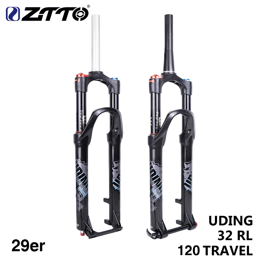 

ZTTO 32 RL 120mm Air 29er Inch fork Straight Tapered Thru Axle QR Suspension Lock Quick Release for Mountain Bicycle