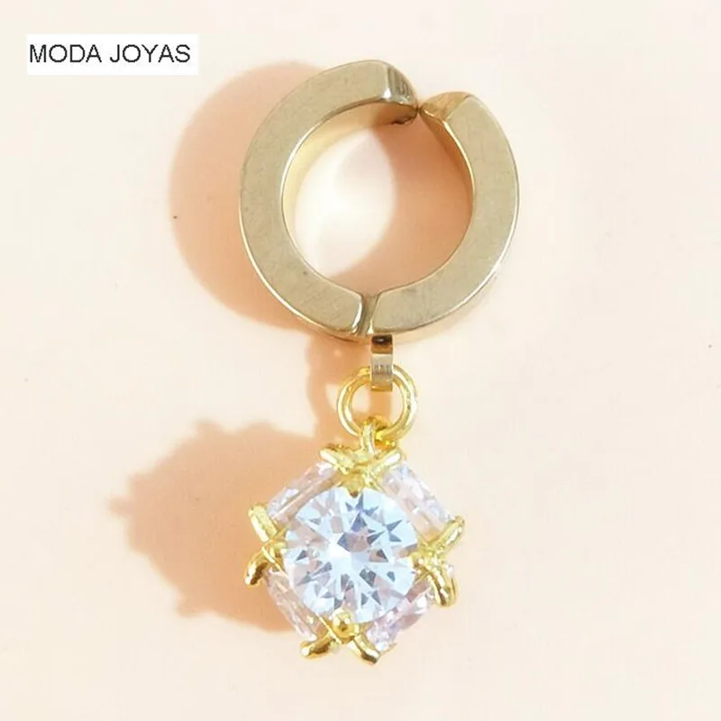 

1PCS Clip-on Earrings No Pierced Non-piercing Earcuff Ear Clip Earrings Without Piercing Navel & Bell Button Dual purpose