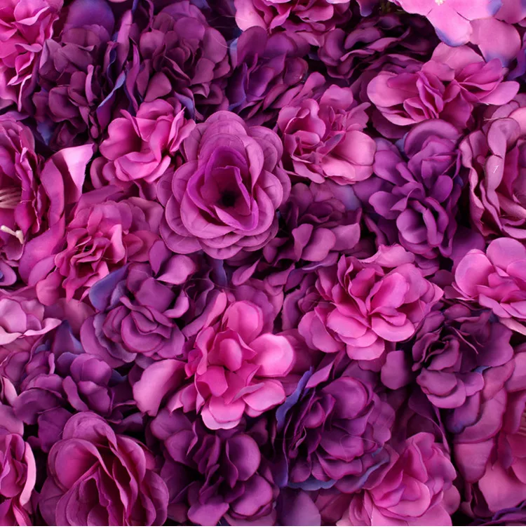 QIFU 40X60 см Искусственный Шелковый цветок розы украшение стены Свадебный фон украшение свадебный фон день рождения фон
