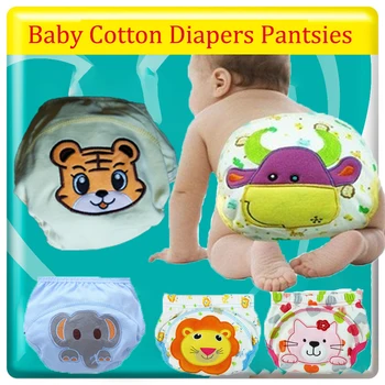 

Baby Cotton Training Pants Panties Baby Diaper Reusable Diapers Washable Diapers Infants Children Underwear Nappy Changing