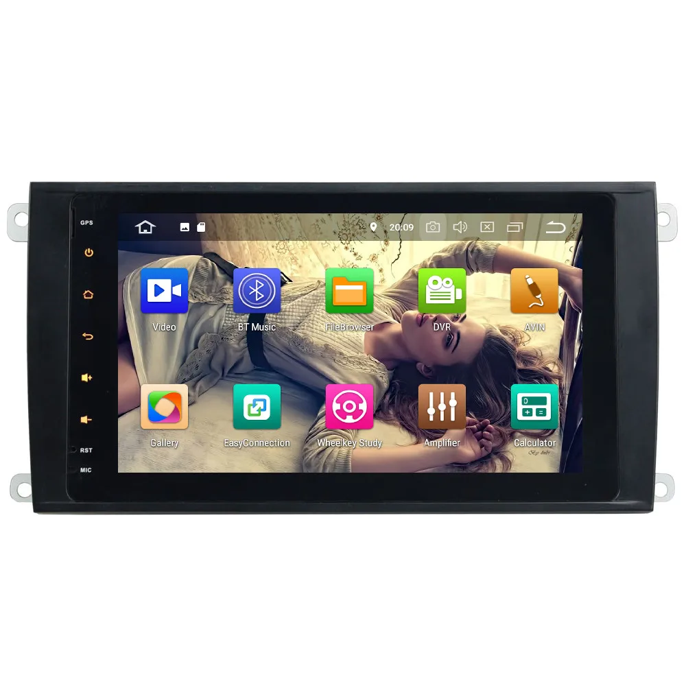 Excellent KLYDE 4G Android 8 7.1 Octa Core 4GB+32GB Car DVD Player Radio For Porsche Cayenne S GTS 2003 2004 2005 2006 2007 2008 2009 2010 1