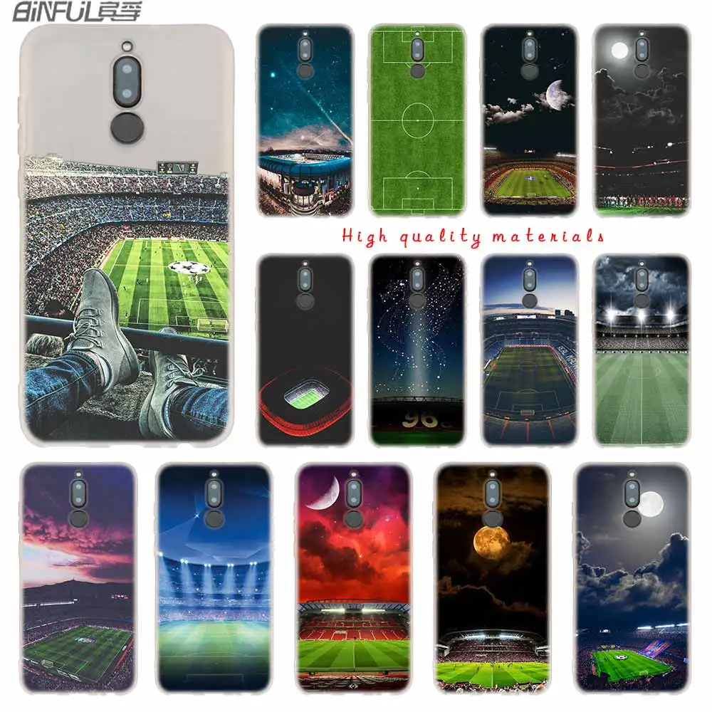 

Barcelona Home football stadium Soft Silicone Cases For Huawei Mate 10 Lite 10 20 Lite Pro 20X S Y5 2017 Y9 2018 2019 NOVA 3 4