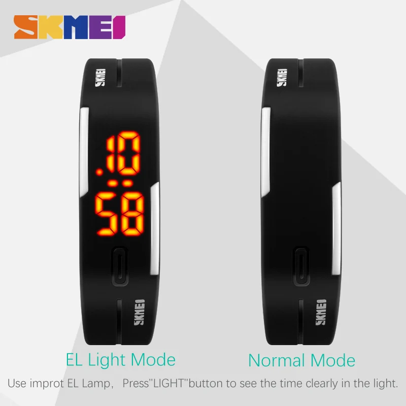 SKMEI Female Sports Watches Women Running Digital Watch Silicone Band Time Date Girls Ladies Wristwatches Relogio Feminino 1099