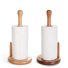 Кухонный рулонный бумажный деревянный держатель для ванной туалетной бумаги рулон тканевой стойки домашний кухонный инструмент Настольный держатель для салфеток и полотенец