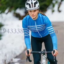 2019 cycling jersey women spring Spring autumn long sleeve striped color bike cycling clothing maillot ciclismo mujer bicicleta