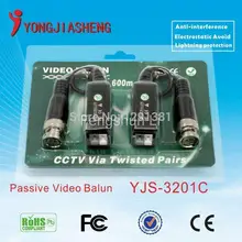 Camera Video Balun Connector CCTV BNC UTP CAT5 Video Balun Twistered Pair Transceiver