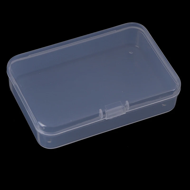 1PCS PP Material Transparent Plastic Storage Box Clear Multipurpose Display Case Plastic Jewelry Storage Boxes Wholesale