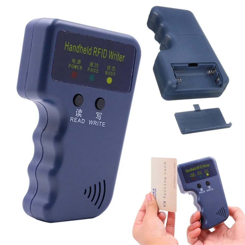 

Handheld 125Khz EM4100 RFID Copier Writer Duplicator Programmer Reader Compatible With EM4305 T5577 CET5200 EN4305