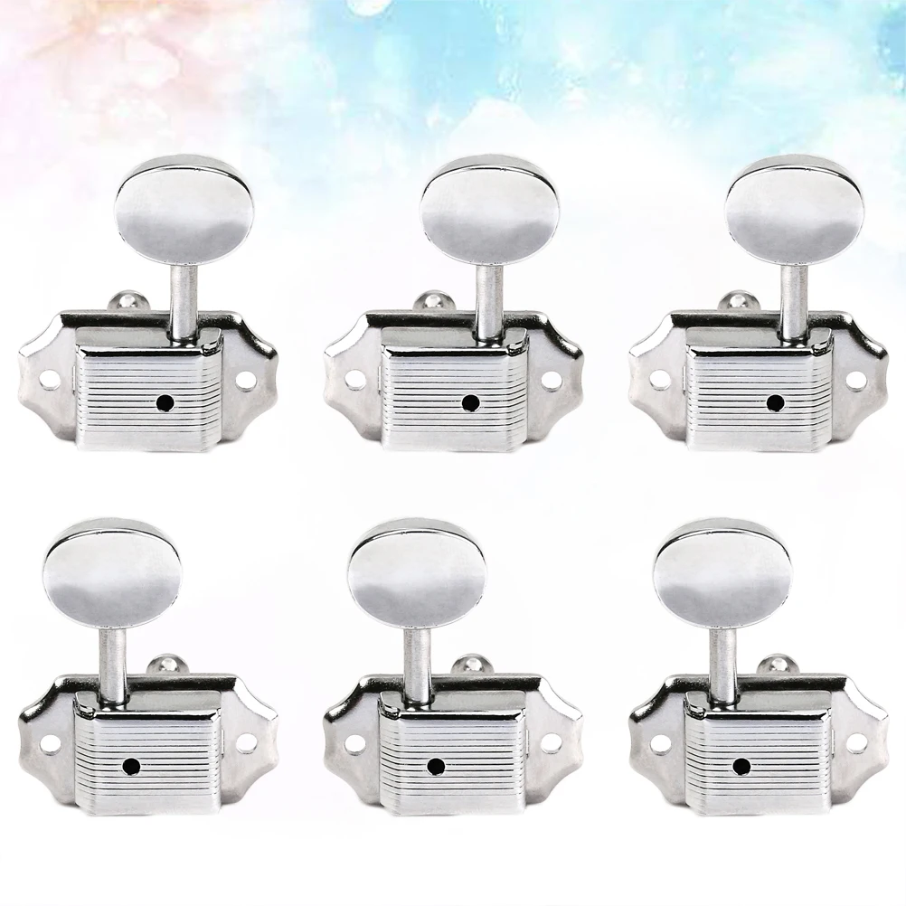 1 комплект тюнинга Peg 3R3L GC206C профессиональная Настройка колышек машина головка Колок гитары Запчасти для гитары бас музыкальный инструмент