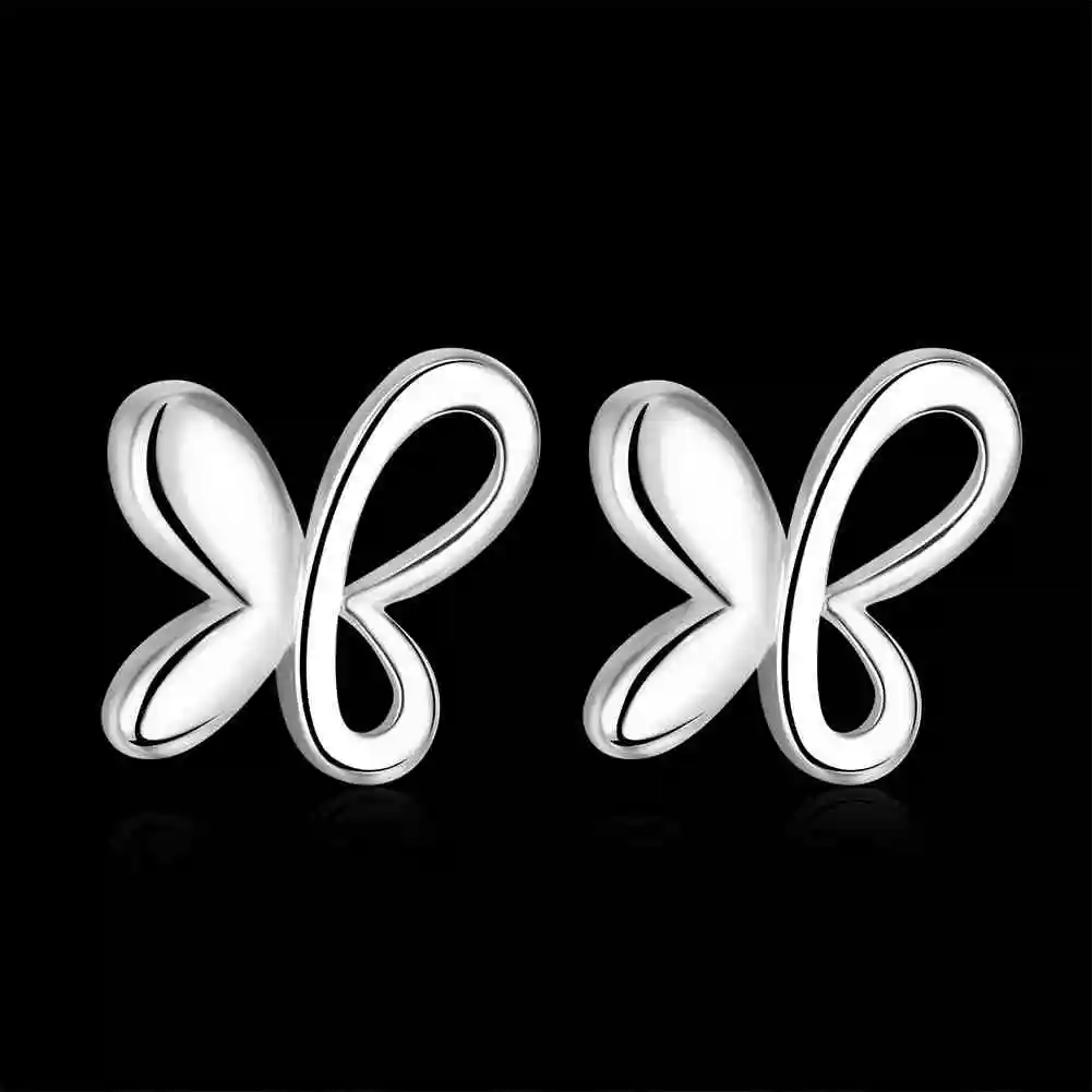 

Free Shipping 925 Sterling Silver Earring Fine Fashion Cute Zircon Drop Earrings Silver Jewelry Earring Top Quality SMTE314