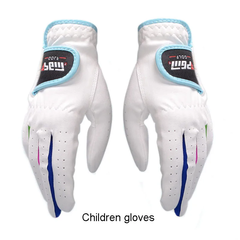 PGM Новинка детские перчатки для спорта на открытом воздухе белый розовый детская специальная микрофибра дышащие удобные перчатки для гольфа