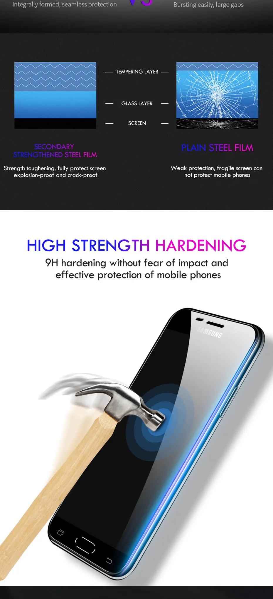 4 шт закаленное Стекло для samsung Galaxy A7 A3 A5 A7 A8 Экран протектор для samsung A6 A7 плюс A8 защитный Стекло