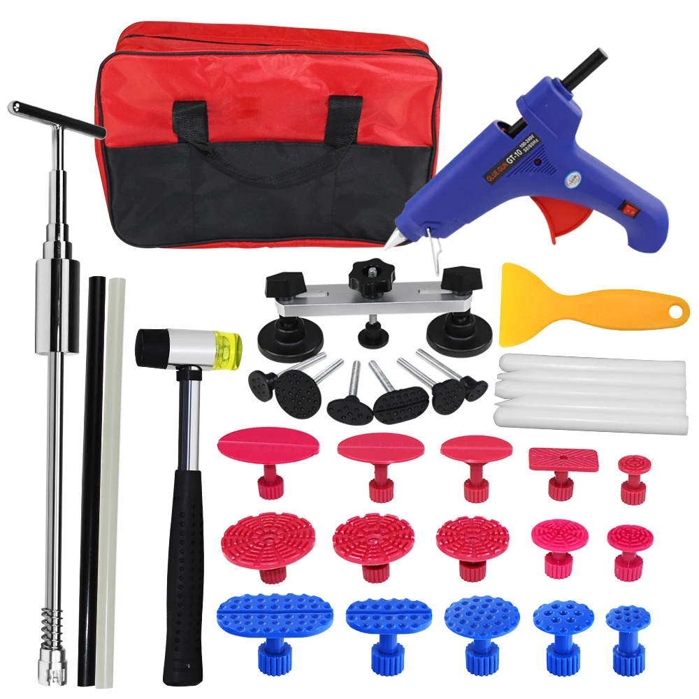 WHDZ Car body repair tool to remove dents PDR tool kit glue gun slide