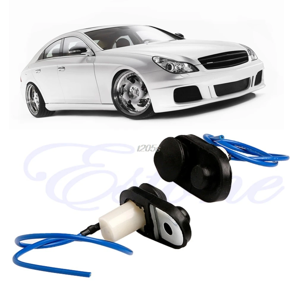 2Pcs New Universal Car Auto Interior Black Push Button Door Light Lamp