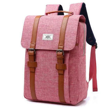 

2018 Vintage Men Women Canvas Backpacks School Bags for Teenagers Boys Girls Large Capacity Laptop Backpack Fashion Men Backpack