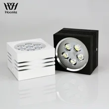 Поверхностного монтажа светодиодный светильник 7 Вт 5 Вт 3 Вт высокой мощности Светодиодный светильник AC110V/220 В квадратное потолочное освещение приспособление