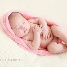 Эластичный мягкий хлопок марлевые Детские Обертывания для новорожденных фотографии 180x90 см 4 шт/партия смешанные цвета фон