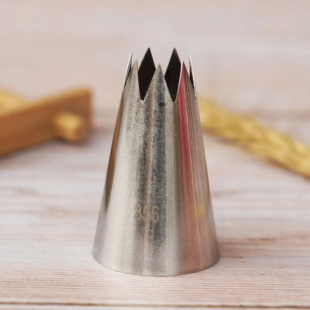 

#356 Large Size Open Star Nozzle Cake Decorating Tools Stainless Steel Icing Piping Cream Nozzles Bakeware Pastry Tips