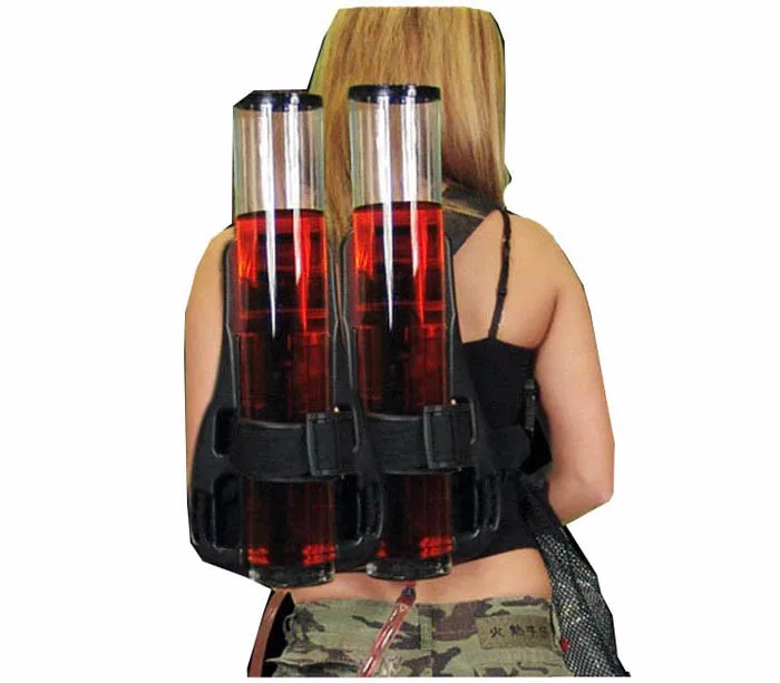 Backpack Drinks Dispenser Water Bottle Double Tube Backpack Water Bottle 6L Capacity on