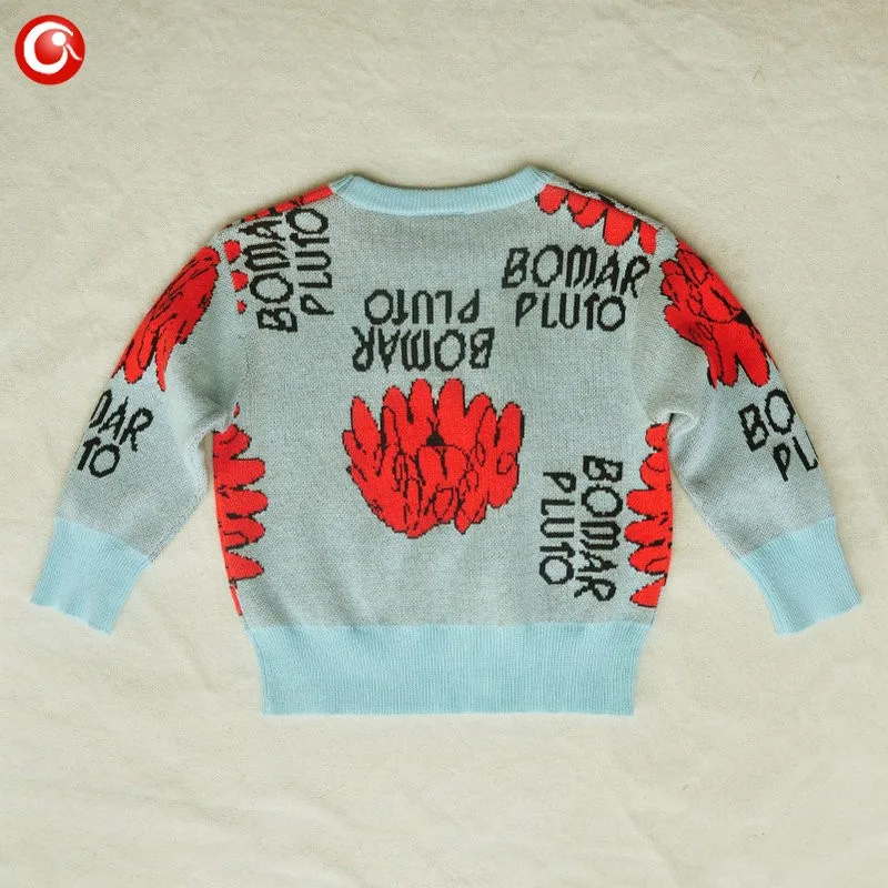 1-5y 2016 Autumn Children\'s Girls Sweater Fashion Toddler Bat Cardigan For Baby Boys Christmas Clothes Long Sleeve Outwear (27)