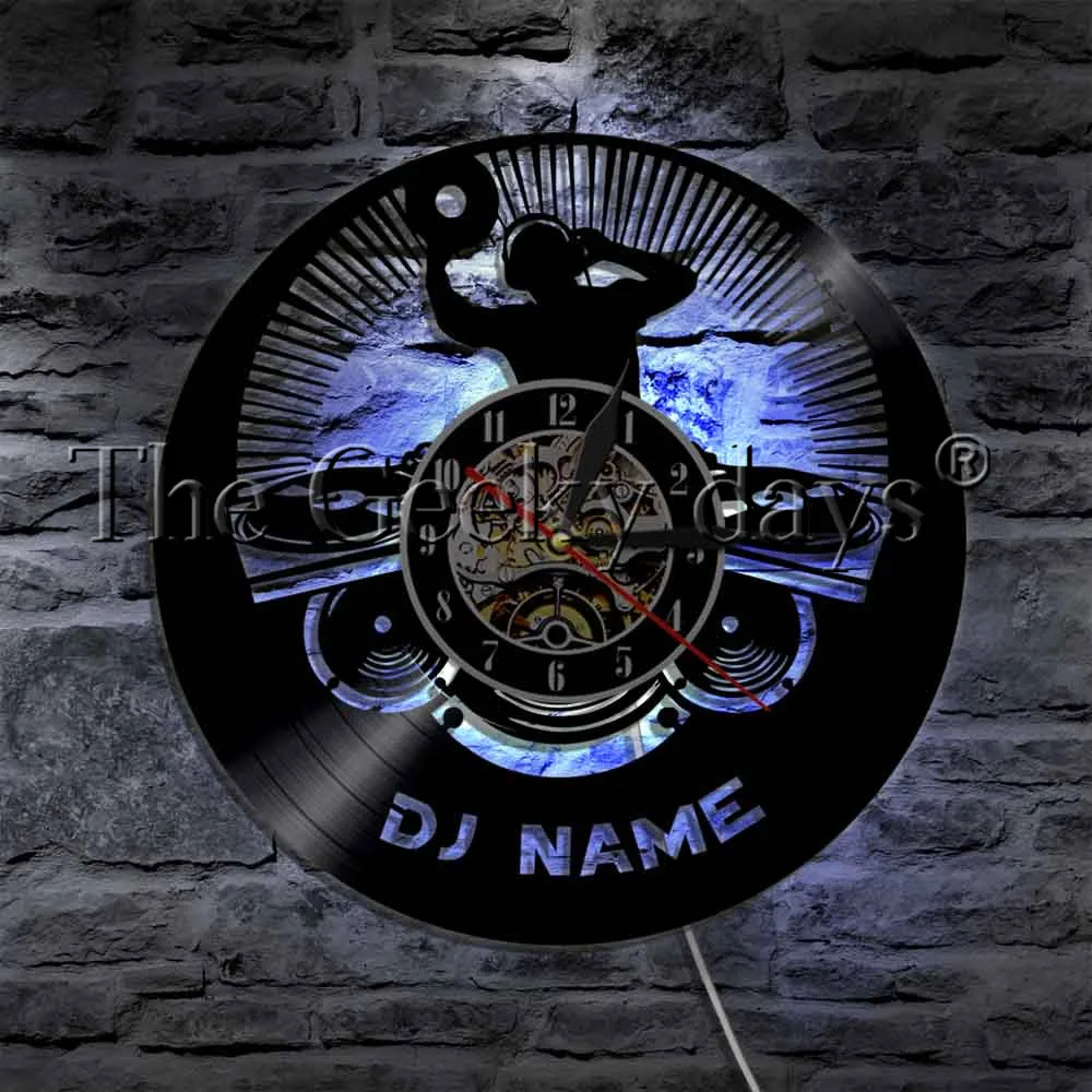DJ Персонализированные Пользовательское имя современный настенный светильник