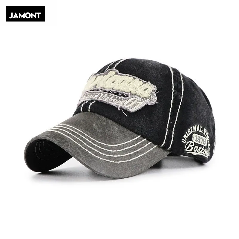 

JAMONT Brand Men Baseball Caps Dad Casquette Women Snapback Caps Bone Hats For Men Fashion Vintage Gorras Letter Cotton Cap